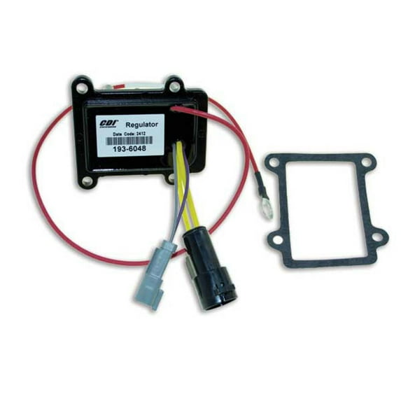 CDI Electronics 193-6048 Johnson/Evinrude Voltage Regulator 4/6 Cyl. 20/35 Amp (1996-2006)