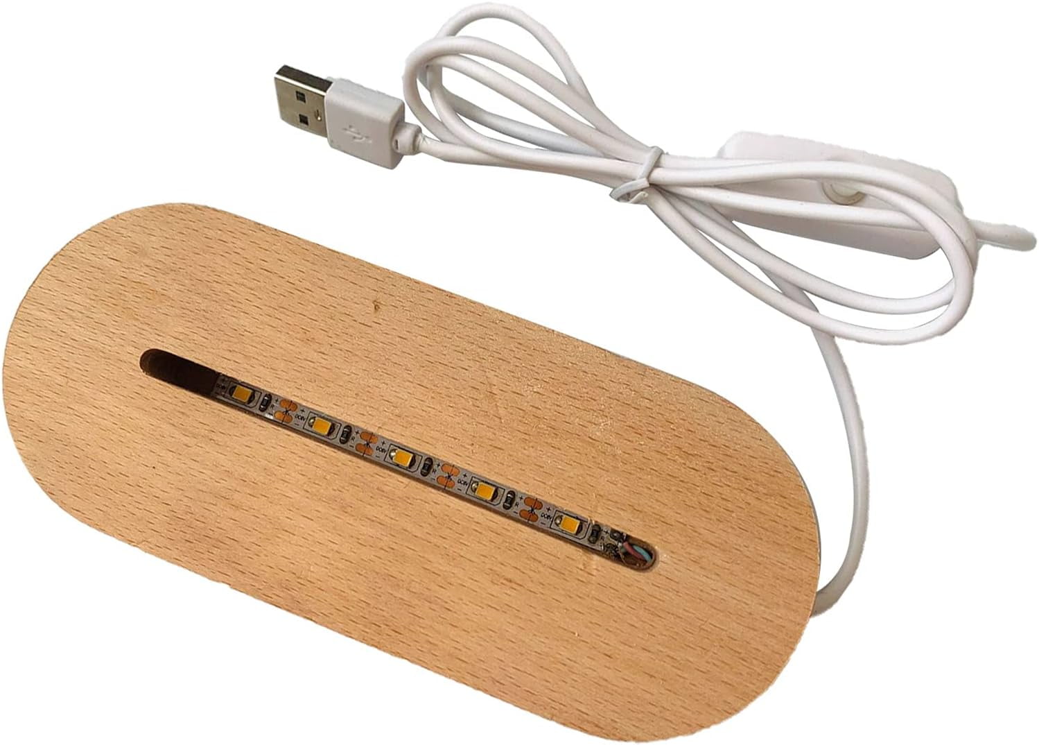 CDIYTOOL 6“ Rectangle Display Pedestal, Rectangle Led Lights Display ...