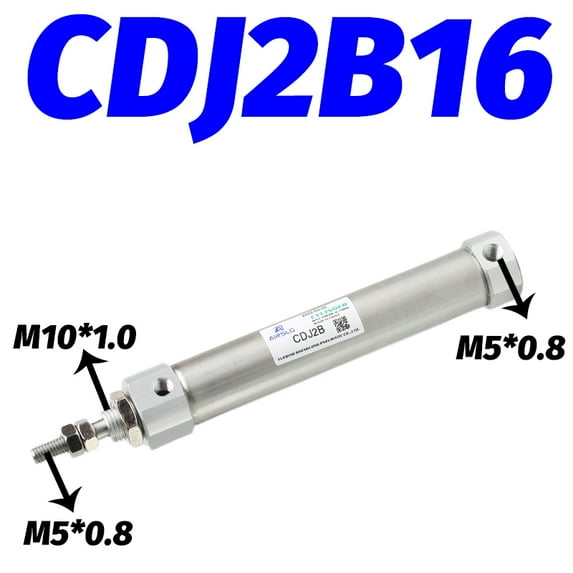 CDJ2B16 - 90mm Stroke - Mini Pneumatic Air Cylinder