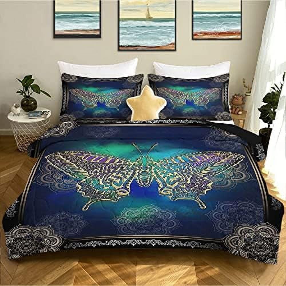 CDJXNLY BEDMUST Jesus Cross Print Comforter Set for Boys Girls Adults