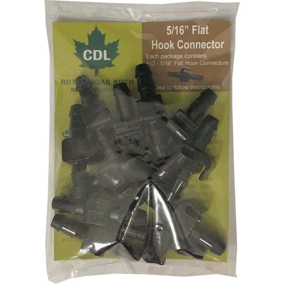 CDL 5/16 In. Maple Line Flat Connector (12-Pack) RSB0516C