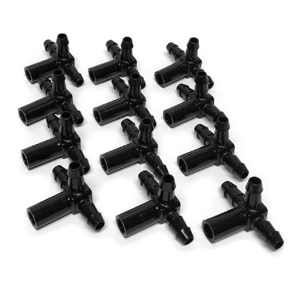 CDL 5/16 in. Plastic Maple Syrup Tubing Tee 12 pk