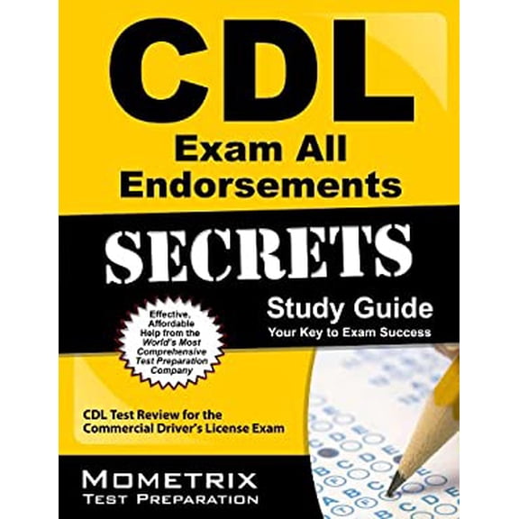 Pre-Owned CDL Exam Secrets - CDL Practice Tests & All CDL Endorsements Study Guide: CDL Test Review for the Commercial Driver's License Exam, 9781609712921, 1609712927, Paperback, Pck edition