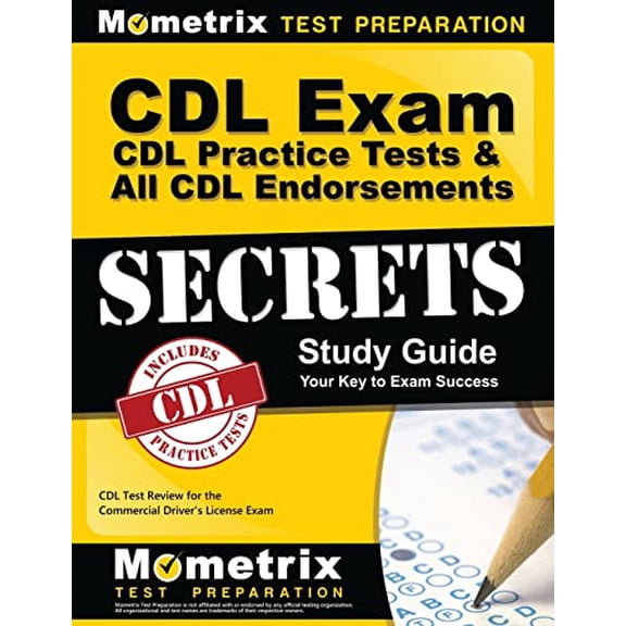 Pre-Owned CDL Exam Secrets - CDL Practice Tests & All CDL Endorsements Study Guide: CDL Test Review for the Commercial Driver's License Exam, 9781609712921, 1609712927, Paperback, Pck edition