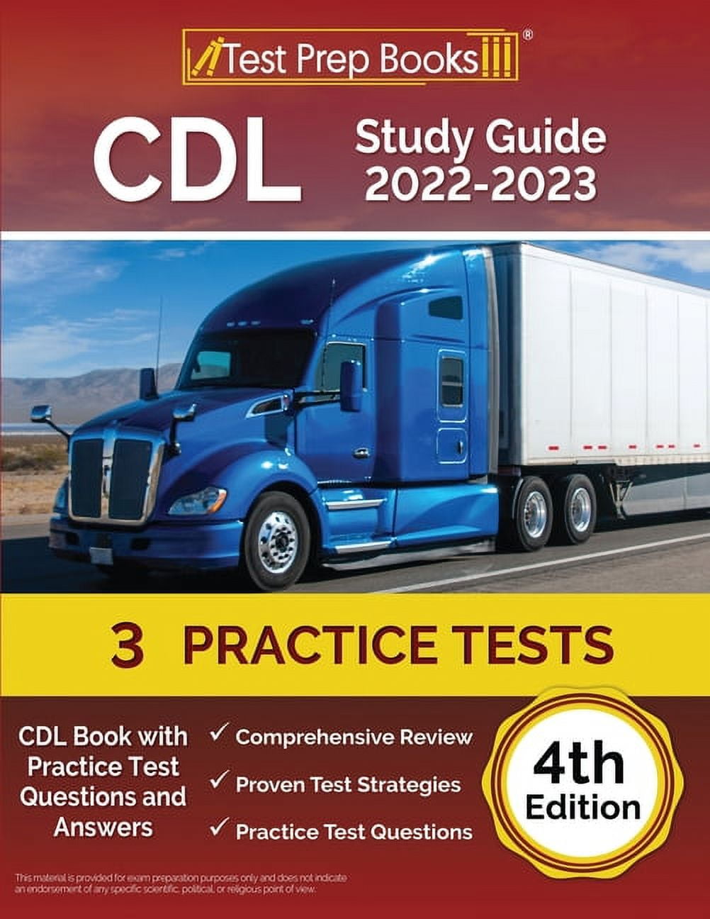 Cdl: Commercial Driver's License Truck Driver's Test, Fifth Edition:  Comprehensive Subject Review + Practice - (barron's Test Prep) 5th Edition  : Target