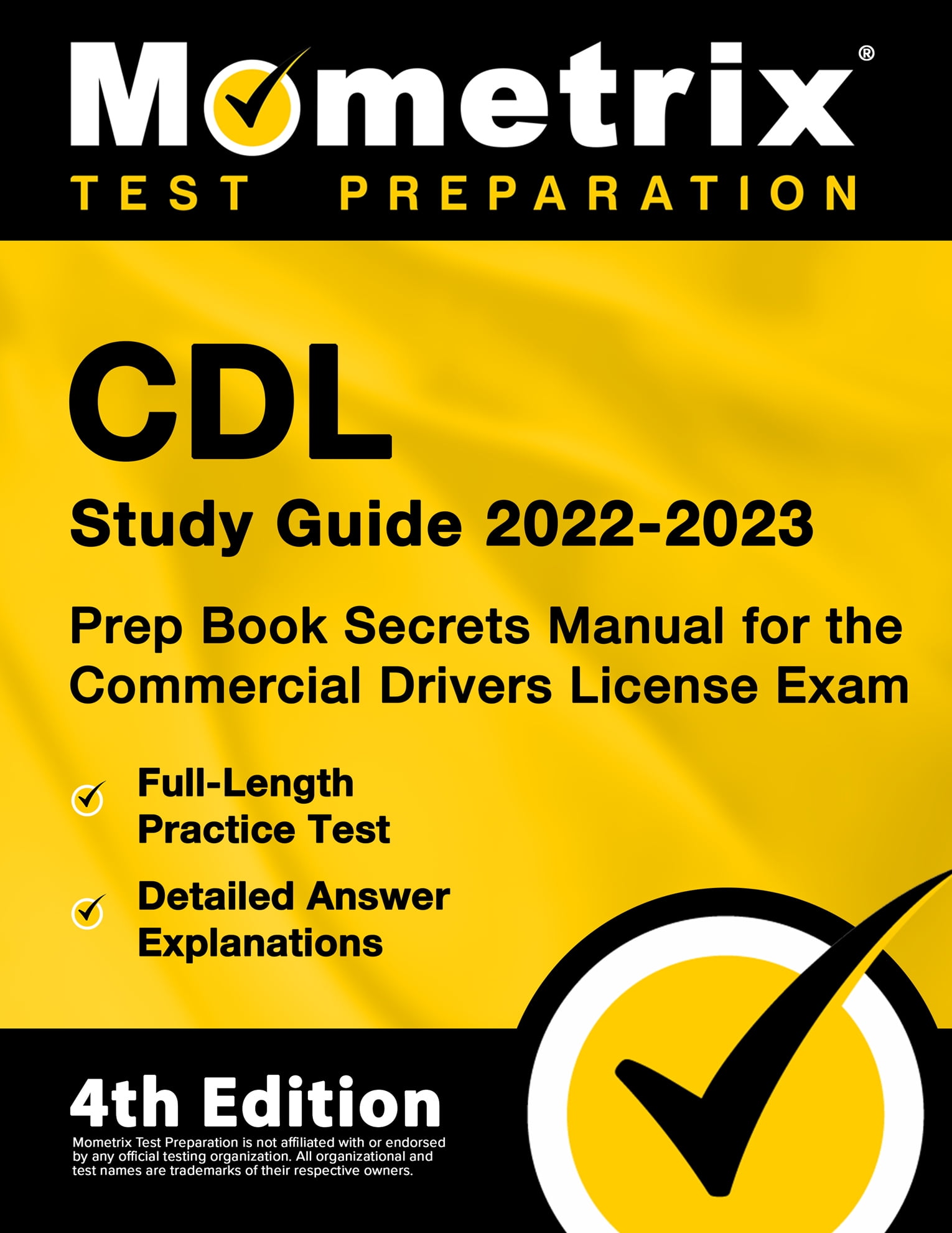 CDL Study Guide 20222023 Prep Book Secrets Manual for the Commercial