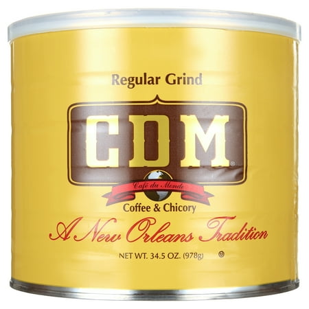 CDM Coffee & Chicory Regular Grind, 34.5 oz Can