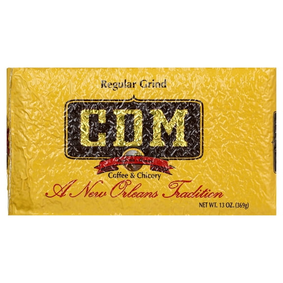 CDM Coffee & Chicory Regular Grind Ground Coffee, 13 Oz