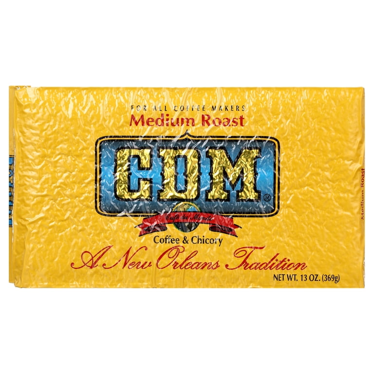 Chicomame☆ CDM Medium Roast Coffee & Chicory, Kosher, Ideal for Coffee Makers