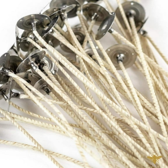 CDN-6 6" Pretabbed Wick | CDN Candle Wicks | 6.0 Inches | Prewaxed, Pretabbed | Pack of 100