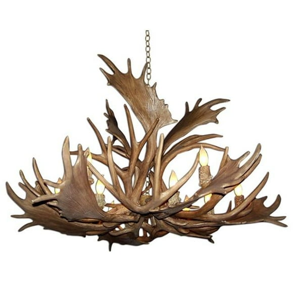 CDN Antler Design UNSFFMD-XL 50-52 in. Reproduction Antler Chandelier- Extra Large