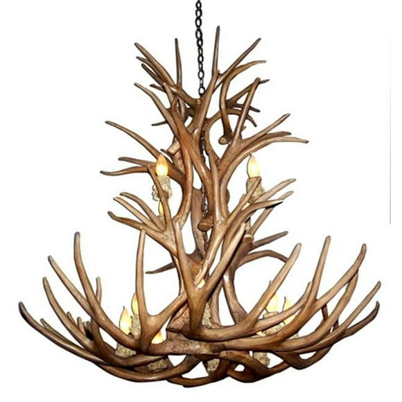 CDN Antler Design UNSFMDCA-XL 38-40 in. Reproduction Antler Chandelier- Extra Large