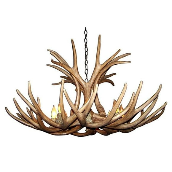 CDN Antler Design  27-29 in. Reproduction Antler Chandelier- Medium