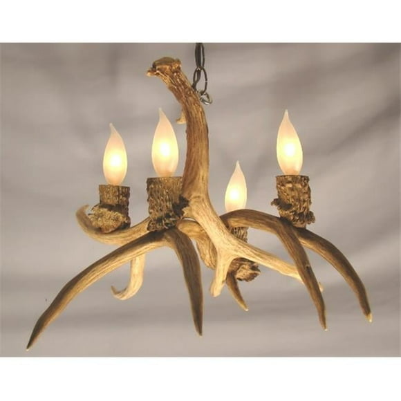 CDN Antler Design UNSNVDA 22-24 in. Real Antler Chandelier
