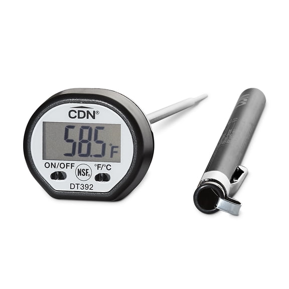 CDN DT392 ProAccurate® Digital Food Thermometer, NSF Certified Instant Read Meat Thermometer, Thin Tip Probe for Cooking, Grilling, BBQ, Candy Making & Baking, -50 to 392°F