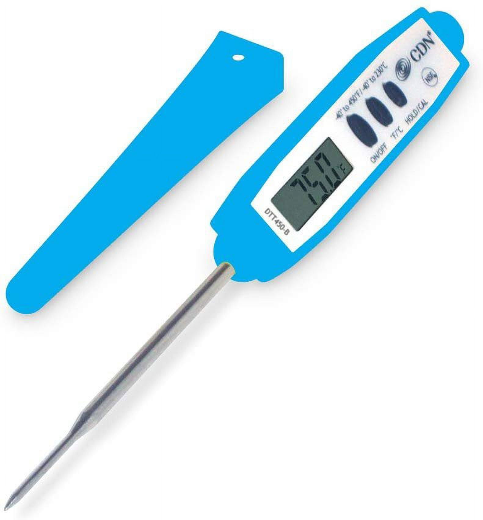CDN ProAccurate® Insta-Read® Stainless Steel Beverage and Frothing  Thermometer - 5L Stem