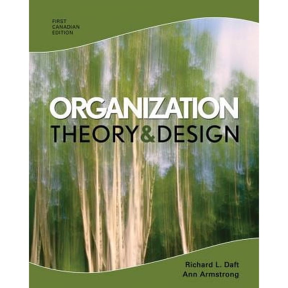 Pre-Owned CDN ED Organization Theory and Design (Hardcover) 0176441026 9780176441029