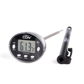CDN Waterproof Digital Thermometer Long 4.75" Stem, NSF Certified, Ideal for for Bread Baking, Cooking, Brewing - DTQ450X