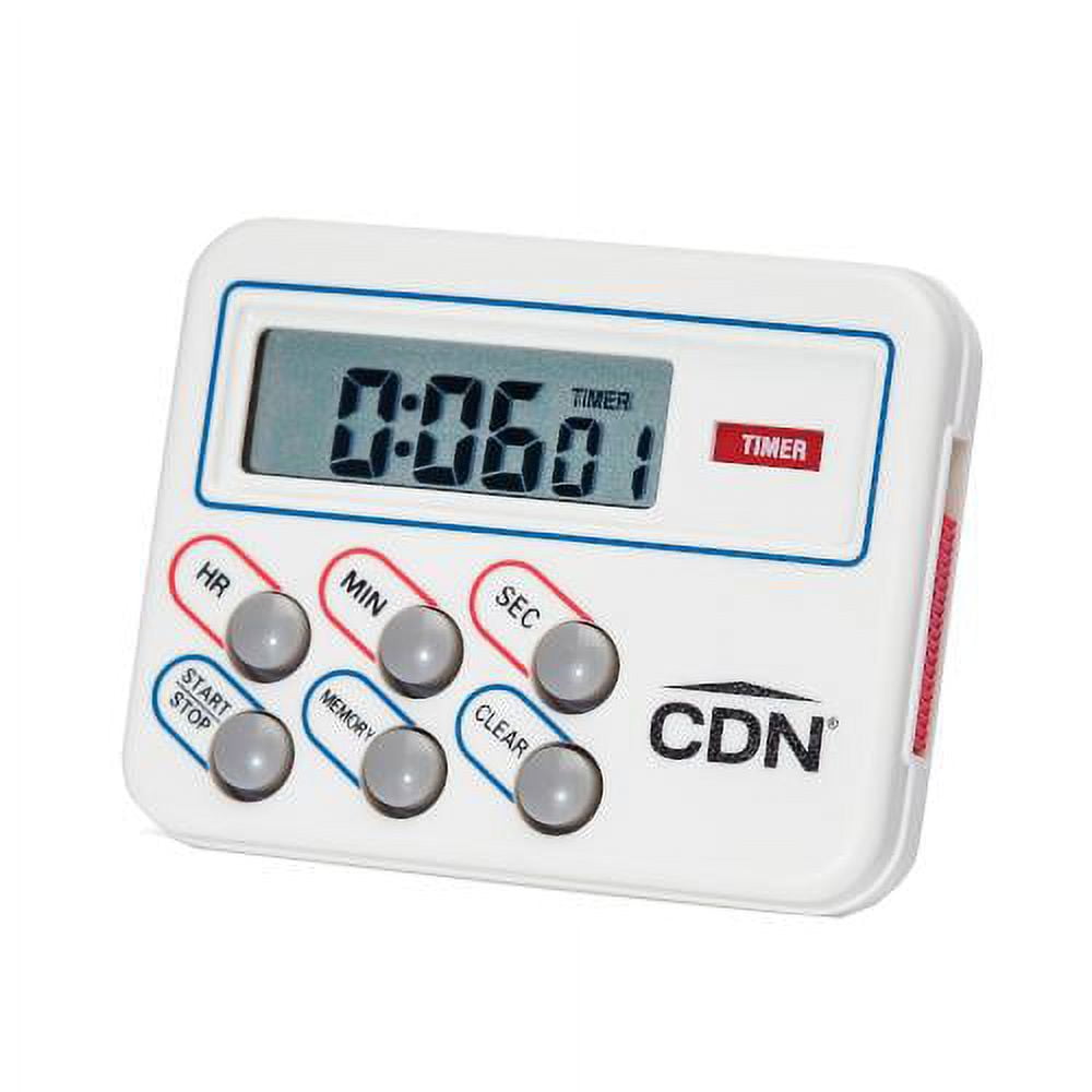 Mainstays ABS Mechanical Timer with Black Numbers - White - 1 Each