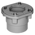 CDP 22 2" Clamp Down Drain, PVC
