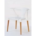 thumbnail image 1 of CDPW1001-ZSFP-WH-2 Mid Century Modern Arm Chair  White - 29.5 in. - Set of 2, 1 of 1