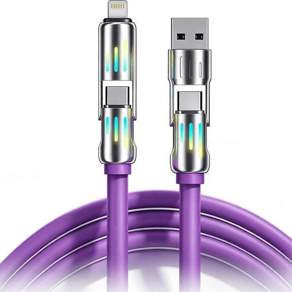 Cdtou 4in1 USBC Charging Cable, 65W for Phones and Electronics