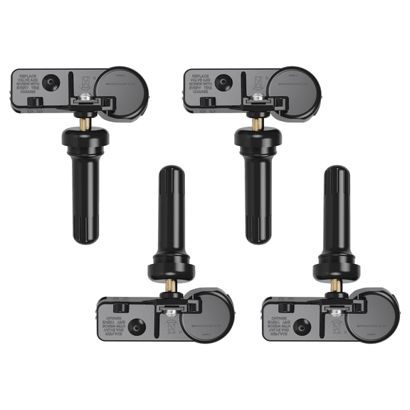 CDWTPS 4-Pack Black TPMS Tire Pressure Sensor 315MHz Tire Pressure Monitor System for Ford | Lincoln | Mercury OE DE8T1A180AA Car