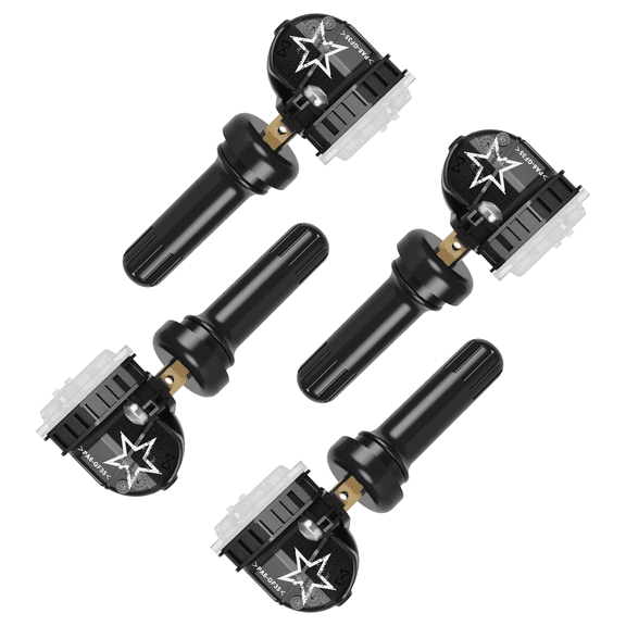 CDWTPS 4Pcs 315MHZ Tire Pressure Monitor System Fit for GM| GMC | Chevy | Buick | Cadillac Replace#13598771 Black