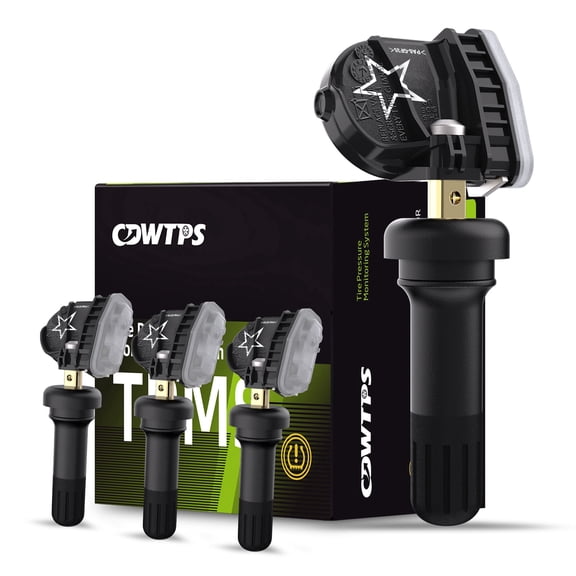 CDWTPS 4Pcs 315MHZ Tire Pressure Monitor System Fit for GM| GMC | Chevy | Buick | Cadillac Replace#13598771 Black