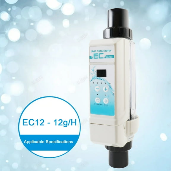CDZHLTG 100-220V 12g/H Chlorinator Salt Water for Swimming SPA Pool Chlorine Generator System