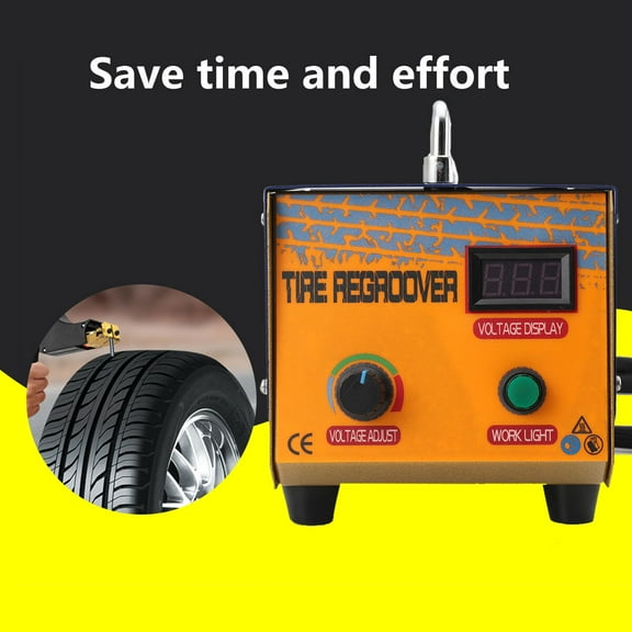 CDZHLTG 1000W Tire Groover Machine Manual Grooving Cutter Truck Car Rubber Tire Regroover