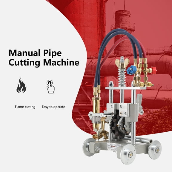CDZHLTG 108mm-600mm Manual Pipe Gas Cutting Machine Pipe Cutting Machine