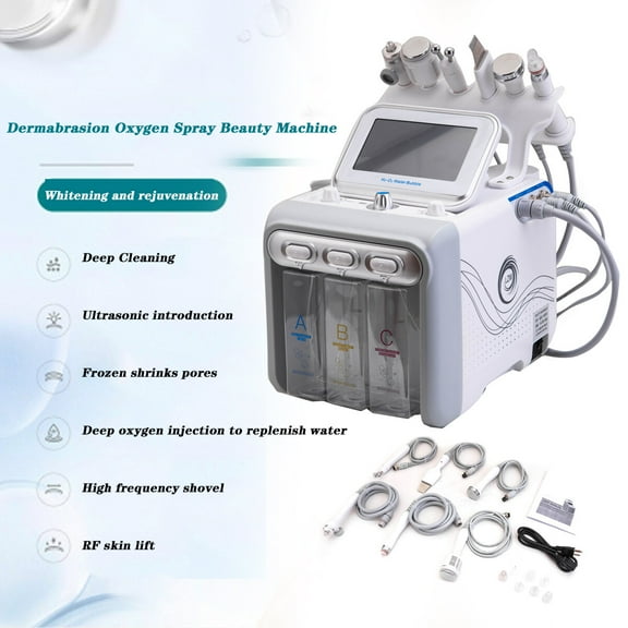 CDZHLTG 110V/50-60Hz 6IN1 Water Dermabrasion Deep Cleansing Machine
