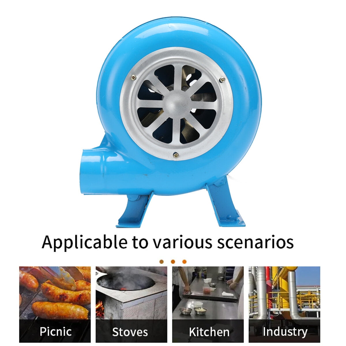 CDZHLTG 110V 80W Combustion Blower Stove Fire Electric Fan for Barbecue ...