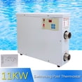 thumbnail image 1 of CDZHLTG 11KW 220V Electric Water Heater Pool Heater Swimming Pool SPA Hot Tub Thermostat, 1 of 10