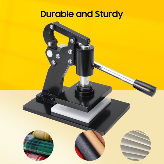 CDZHLTG 14*10cm Manual Leather Cutting Machine Die Cutter Hand Press Tool For Leather Fabric