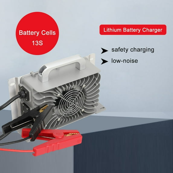 CDZHLTG 48V 20A Golf cart Battery Charger with Plug and Cable Integrated Type 3-pin Round Plug