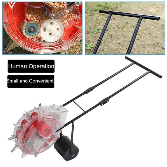 CDZHLTG Hand-push Roller Seeding and Fertilizer Applicator Manual Seeder Machine