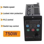 CDZHLTG Single To 3 Phase Variable Frequency Drive Inverter CNC VFD VSD 750W 1HP 220V