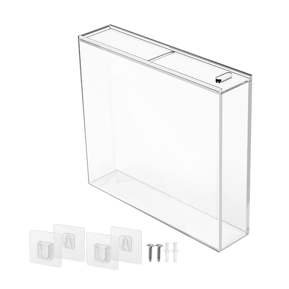 CDs Organizers For Jewel Case Featuring Push Pull Opening And Wall Mountable Storage Solution Easy Install
