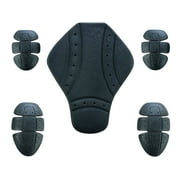 CE-1 Armour Set Elbows, Shoulders & Back Protection Pads for Motorcycle Jackets or Shirts Level-1 Black