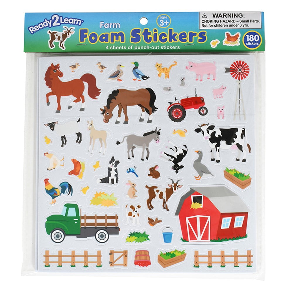 CE-10120 - Foam Stickers - Farm by Learning Advantage