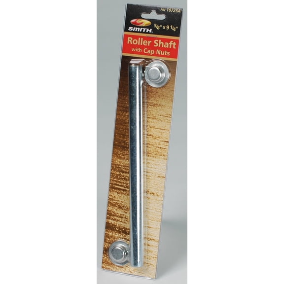 CE Smith - 10725A Roller Shaft - Sturdy Zinc Boat Accessories - 5/8" x 8-7/8"