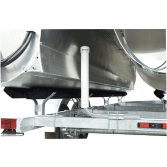 20" White and Silver C.E. Smith Multipurpose Poontoon Post Boat Guide-On