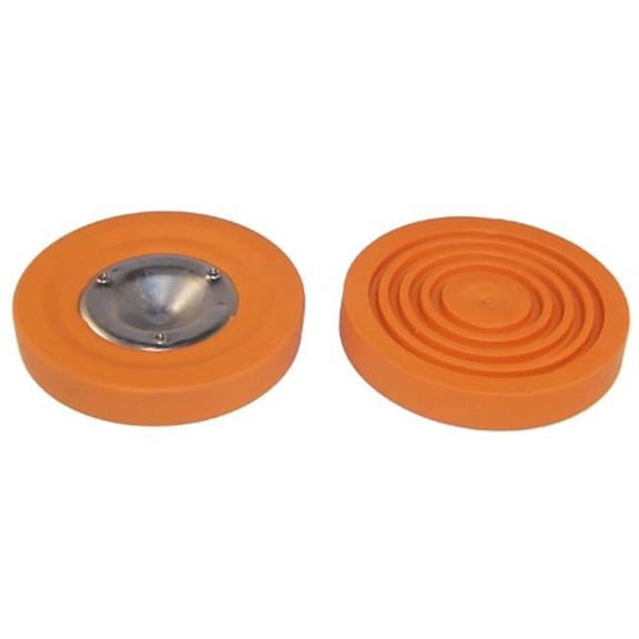 ladder accessories 604 replacement rubber feet for 600c pair  orange