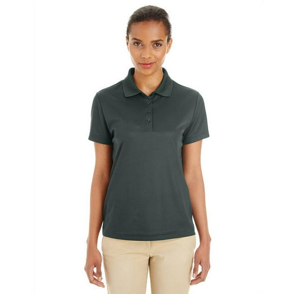 CE102W CORE 365 Ladies' Express Microstripe Piqué Polo Forest/Carbon L
