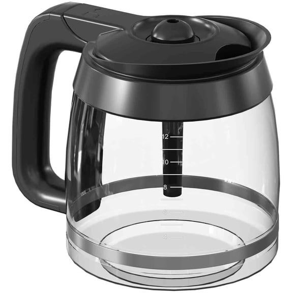 CE251 12-Cup Glass Carafe Pot Replacement Compatible with Ninja Coffee Brewer Maker, Fit Models CE201 CE201C CE200 CE200C Model# XGLSLID200, 1 Pack
