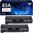 thumbnail image 1 of CE285A 85A Toner Cartridge Black Compatible for HP 85A CE285A Toner for LaserJet Pro P1102w P1006 P1102 1102W P1102whp M1217nfw M1212nf M1132 M1210 MFP M1217 P1005 Series Printer Ink 2-Pack, 1 of 9