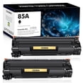 thumbnail image 1 of CE285A 85A Toner Cartridge Black Compatible for 85A CE285A CE285D use with Laserjet Pro P1102w P1102 1102w P1005 M1132 M1210 Printer Ink 2-Pack, 1 of 9