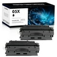 thumbnail image 1 of CE505X 05X Toner Cartridge Printer Cartridge, Compatible for HP P2055 P2055DN P2055D P2055X P2050, Black, 2 Count, 1 Pack, 1 of 7